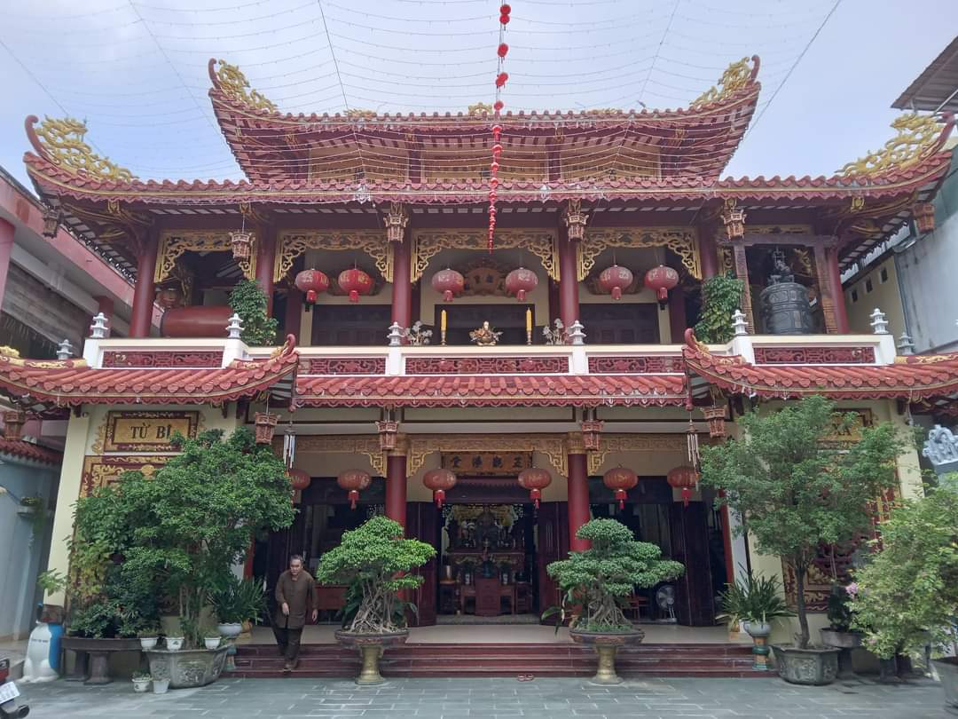 Chua Phap Hoi Buddhist Temple in Vietnam