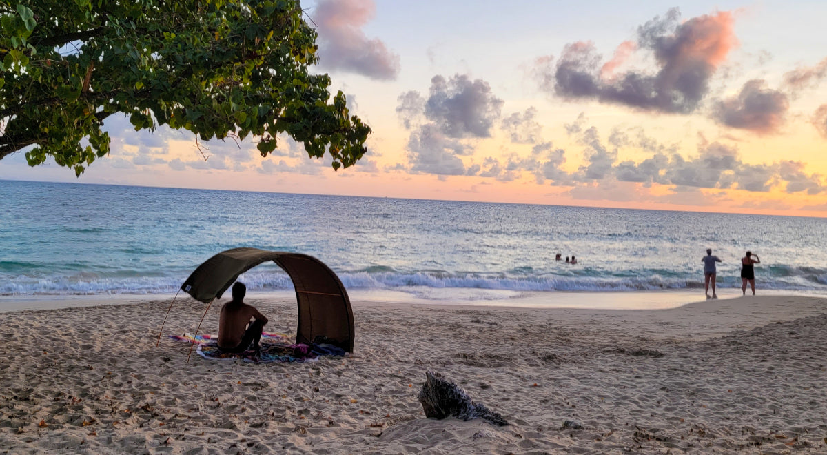 pop up beach tent sun shelter