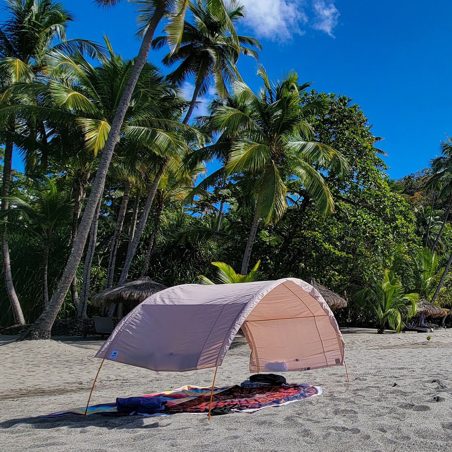 Cabana de plage en coton, facile à transporter