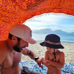 Suniela Beach shade cabana for babies_printTribalJungle