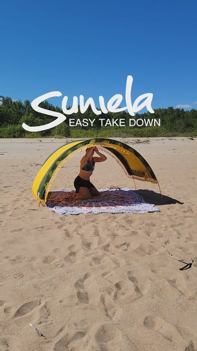 Suniela Beach Easy shade cabana take-down video